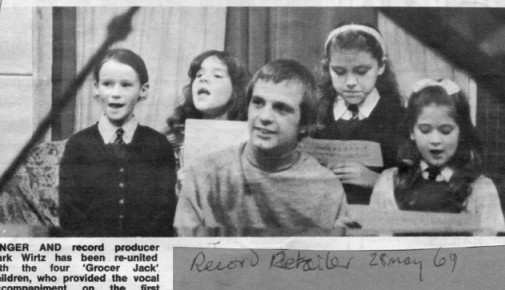 Mark with the childrens choir 