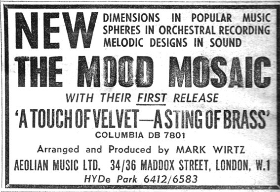 First ever ad for 1965's Mood Mosaic release... 